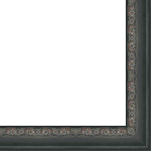 CountryArtHouse Picture Frame Moulding (Wood) 100ft bundle - Distressed/Aged Black Finish - 3.625
