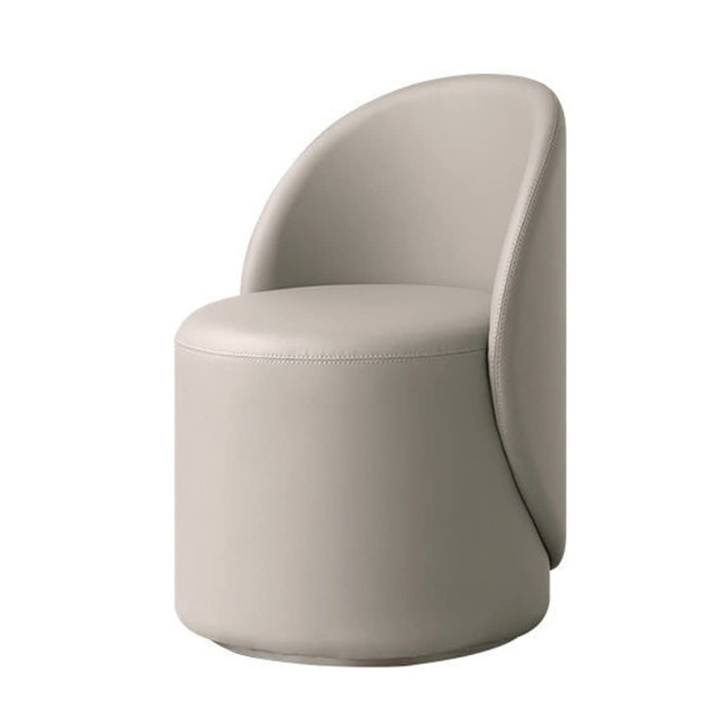 Taburete De Maquillaje para Dormitorio Taburete De Maquillaje De Alta Gama Respaldo Simple Silla De Tocador Taburete Giratorio (Color : C, Size : 40 * 40 * 67cm)