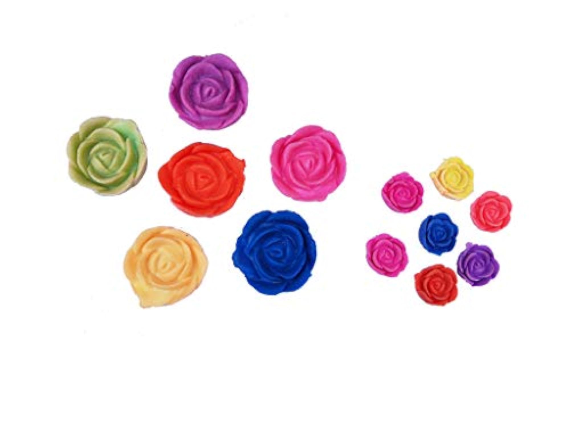 Rose Shape Growing Flower Inflate for Aquarium Decor
