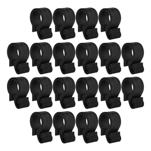 GALPADA 50Pcs Plastic Hose Clamps for Drip Irrigation Sturdy Garden Tube Clips for Secure Fixing Greenhouses and Gardens Versatile Irrigation Clamp Hooks for Efficient Water Flow