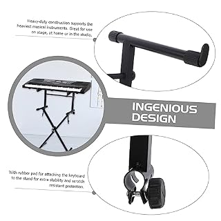 JOINPAYA 2 Ensembles Support de renforcement du clavier supporteur d’orgue électrique support de clavier électrique Support de piano numérique Stand pour clavier stand de pianos numériques - Les Beatles, Paul McCartney, John Lennon, RIngo Starr, George Harrison JOINPAYA 2 Ensembles Support de renforcement du clavier supporteur d'orgue électrique support de clavier électrique Support de piano numérique Stand pour clavier stand de pianos numériques – Image 2