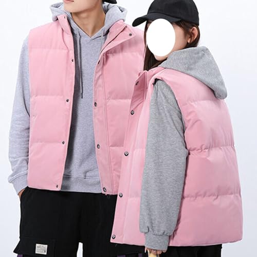 Puffer Vest For Men Winter Lightweight Stand Collar Sleeveless Quilted Jacket Outerwear3