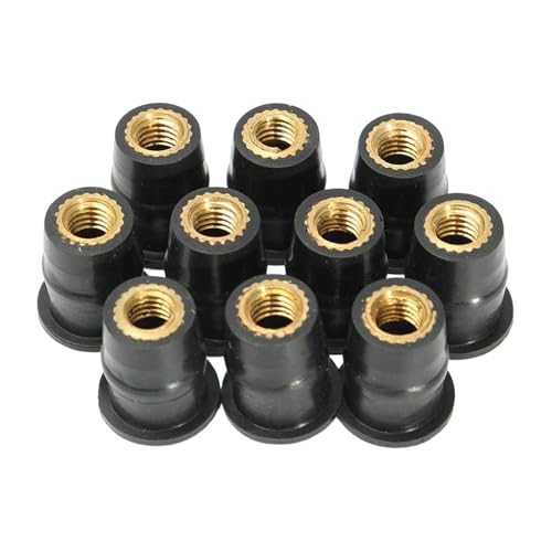 Zambuph Pernos de Parabrisas para Montaje en Panel de amortiguación, Ajuste sólido y Duradero con Kit de Tuercas M5 para una Larga Durabilidad. para Otras