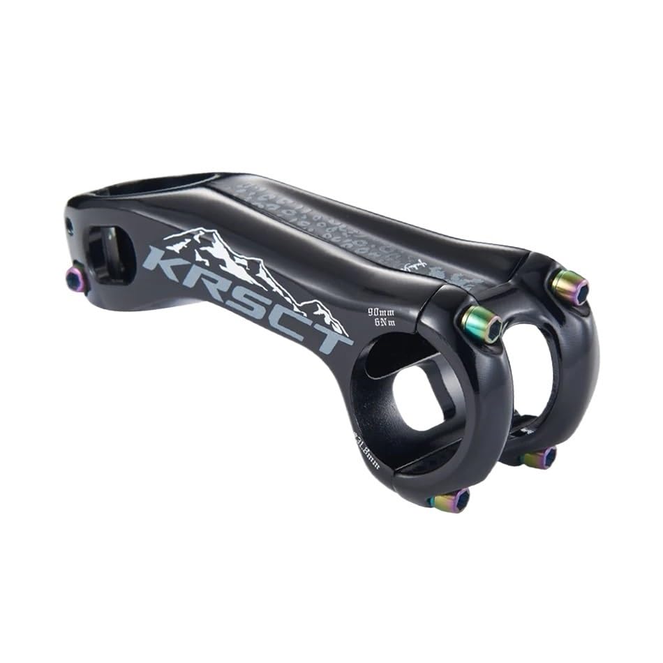 Potencia MTB Vástago de Bicicleta de montaña de Alta Resistencia, Forjado 3D, Longitud de 80/90/100mm, 20 Grados Potencia Bicicleta Carretera