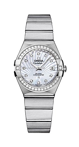 Omega Constellation Automatic Diamond Mother of Pearl Dial Ladies Watch 12315272055001