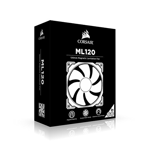 Corsair ML120, 120mm Premium Levitation Fan (2Pack), Dual Pack