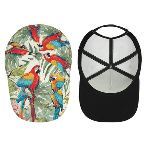 Gorra de béisbol tropical ajustable unisex miniatura 3
