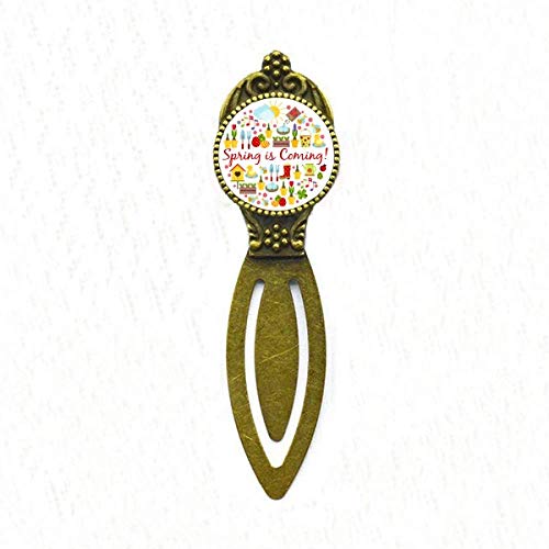 Marque-page rond rétro œuf de canard de Pâques, cadeau idéal pour lecteur