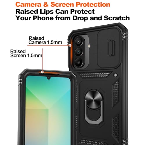 Protection Samsung A26 antichoc militaire avec double verre écran - 4