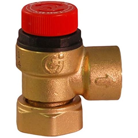CALEFFI PRESSURE RELIEF VALVE 3/4" LOOSE NUT TO 1/2" BSP 6 BAR 311501 Cover