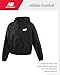 New Balance Girls Skirt Set - 2 Piece Windbreaker Jacket and Woven Skort - Cute Spring Outfit Set for Girls (7-12), Size 7/8, Black