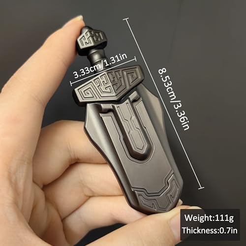 EDC Sword Decompression Toys Fidget Sliders Fidget Toys Stress Relief for Adults Magnetic Metal Toys Anti-Anxiety Office Desk Toys (Grey)