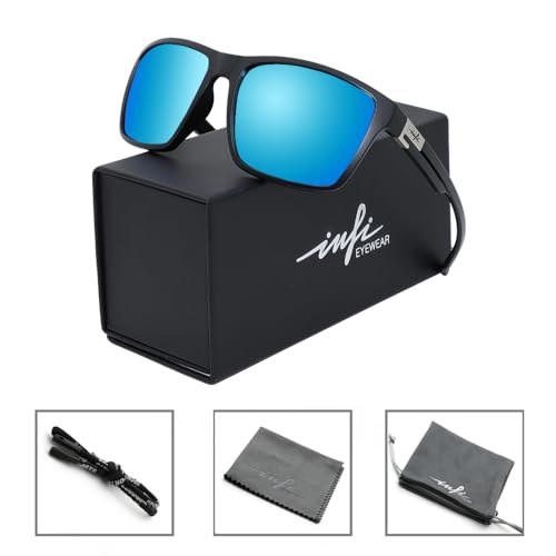 Image of INFI Fishing Polarized Sunglasses for Men Driving Running Golf Sports Glasses Square UV Protection Designer Style Unisex