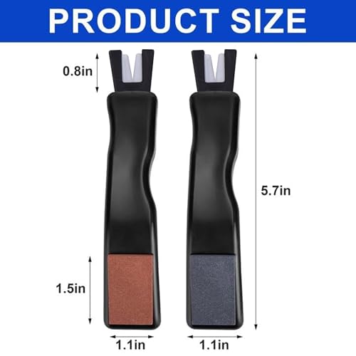 image for Shupakul 2 Pcs Ceramic Ice Skate Sharpeners-Ice Skate Blade Sharpeners