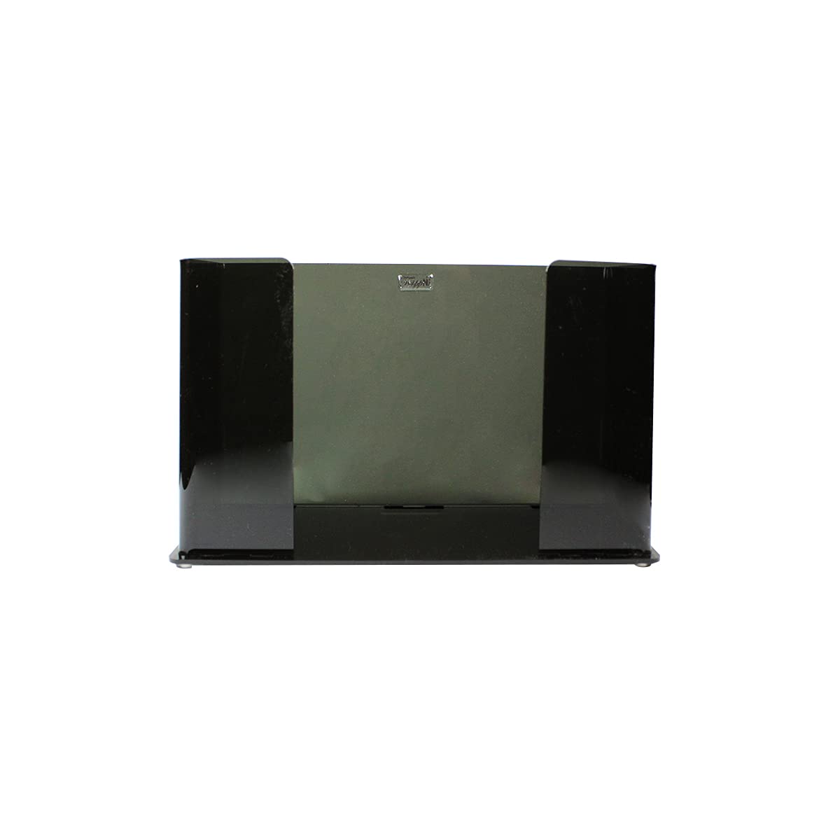 TrippNT Counter Top pulido acrílico plegado papel toalla dispensador en 3 colores: transparente, blanco o negro, 11 1/4 x 6 5/8 x 4 5/8 pulgadas WHD