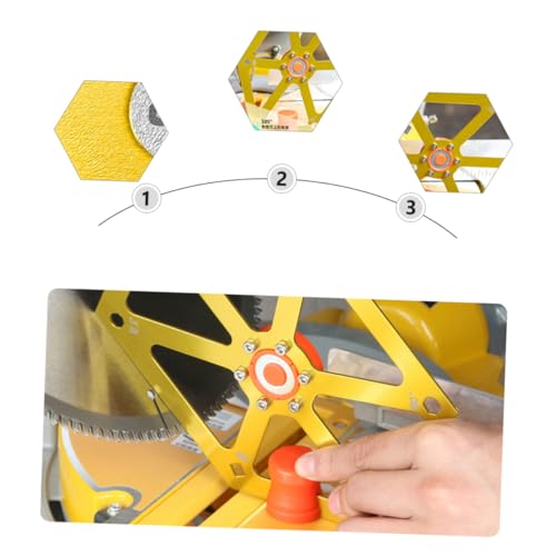 Règle hexagonale chercheur d'angle multi-spécifications pour travail du bois - 5