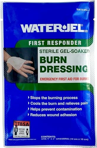 First Aid Only 4' X 4' Water Jel Burn Dressing, Sterile (Pack of 3)