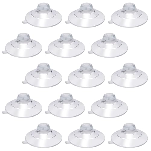 15 Pcs Replacement Suction Cups for Radar Detectors — Long-Lasting Grip, Compatible with Cobra, Escort, Beltronics, AutoBoxClub & EZ Pass Mounts