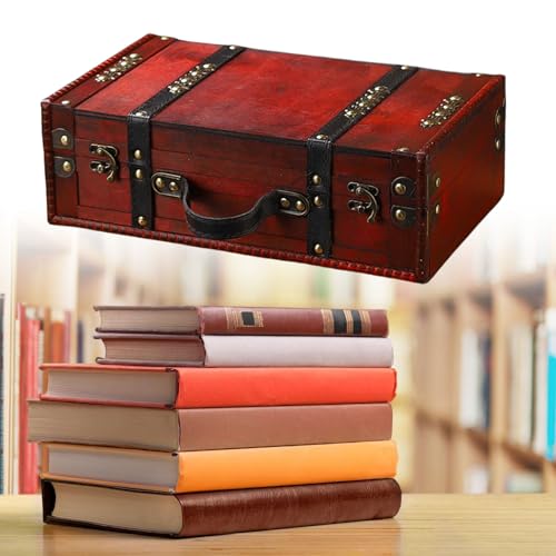 Boîte de rangement en bois robuste pour bijoux coffret de rangement rétro élégant - 3