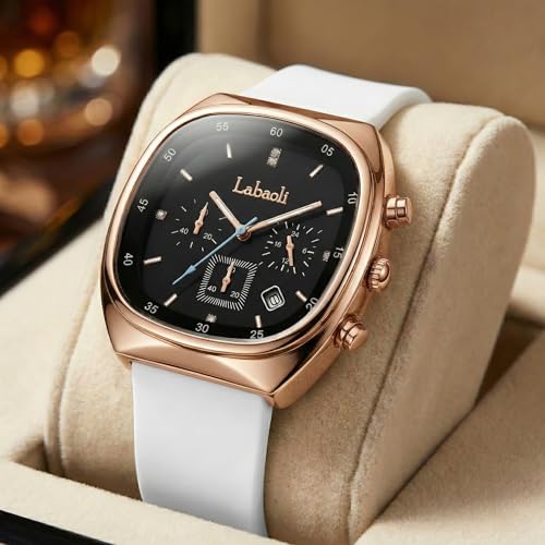 Image of Quadra 5681 Chronograph Watch for Women with Fashion-Led Dial Design, Silicone Strap Comfort, Luminous Hands & Date Display I Ladies & Girls | Casual, College, Everyday & Gifting