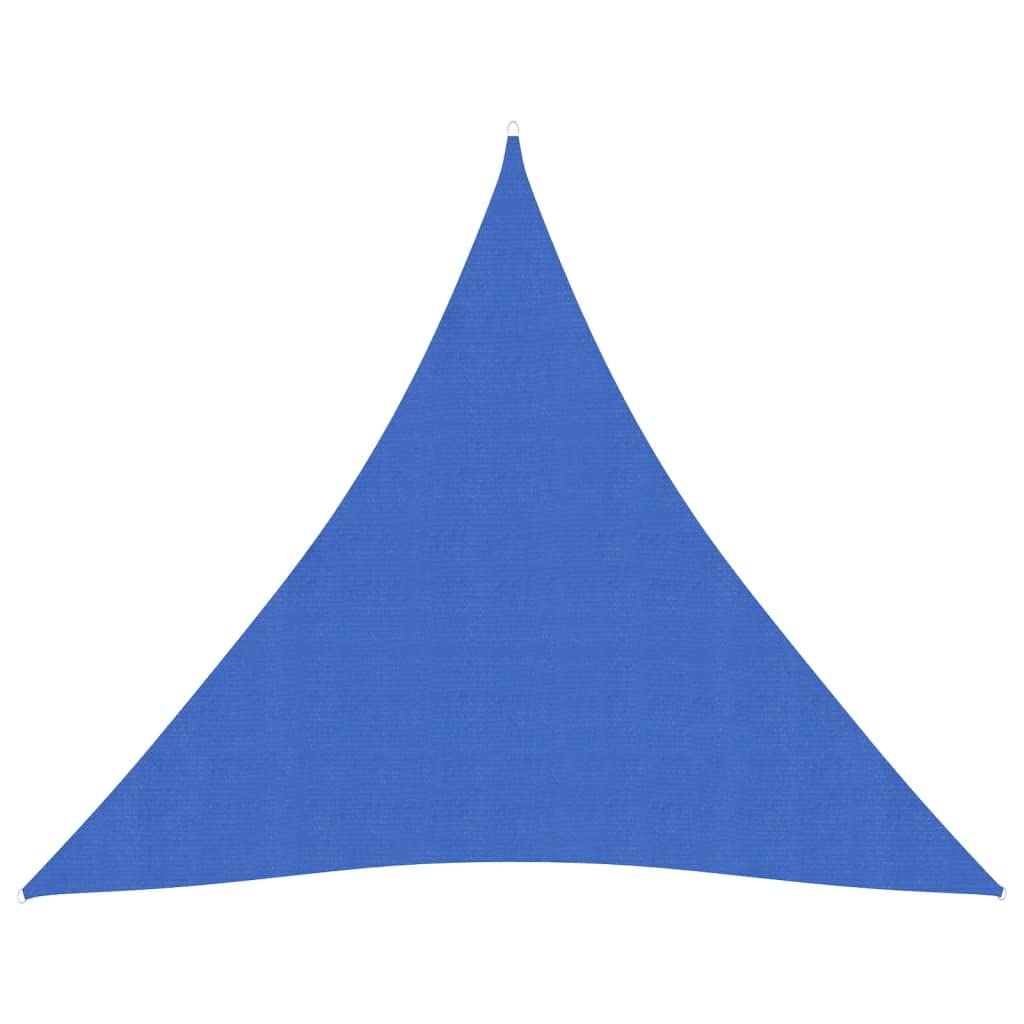 Voile d'ombrage triangulaire 3x3x3m en polyéthylène pour terrasse et balcon
