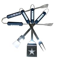 Algopix Similar Product 11 - NFL Dallas Cowboys 4-Piece Barbecue Set