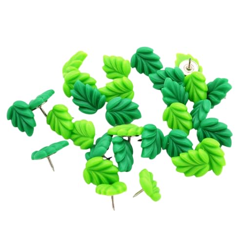 20/30/50 個葉形プッシュピン掲示板画鋲コルクピンオフィス通知表示画像ノートオフィスアクセサリー