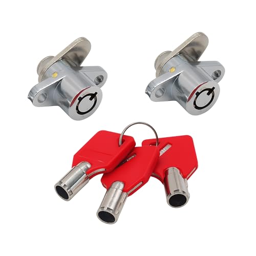 Set de 3 llaves para candado rígido de alforjas para Harley