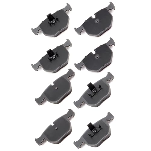 Image of CCIYU D681 D683 Front & Rear Ceramic Disc Brake Pads Kit - 8PCS For BMW 740i, 740iL, M5, X5 & Land Rover Range Rover