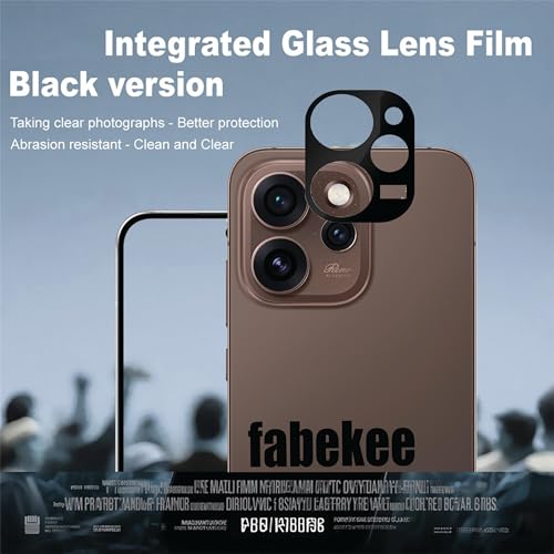 Image of FabeKee Camera Lens Protector Compatible With Oppo Reno15Pro 9H Tempered Glass, Anti-Scratch, HD Clear, Easy Installation, Ultra-Thin Camera Lens Protection