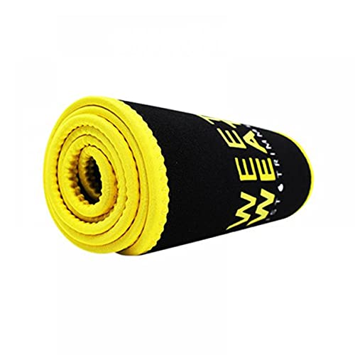 COOLBABYWaist Trimmer for Men & Women Black/Yellow Large
