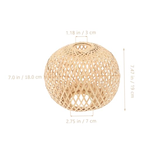 Pantalla de lámpara de bambú para iluminar tu sala de estar 2