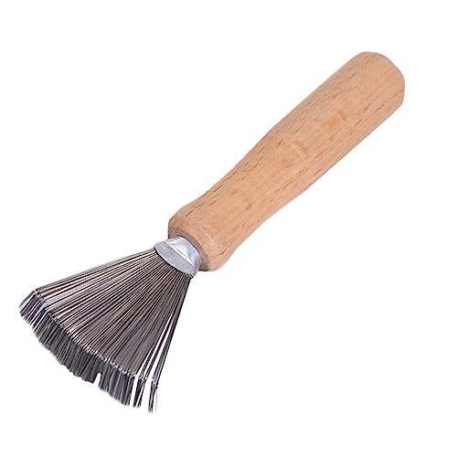 VANZACK 1 Pieza Rake De Jardinería y Limpieza Recogedor Limpio Flor Forma Rastrillo De Limpieza Rastrillos De Hoja Pequeño Rastrillo De Jardín Rastrillos para Jardineria Madera Maciza