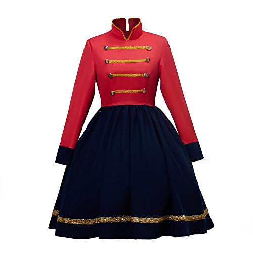 CosplayDiy Women's Suit for Nutcracker Cosplay Costume Toy Soldier Costume Dress Ringmaster Outfit M