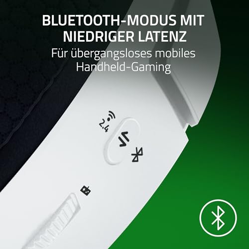 Razer Kaira HyperSpeed - Kabelloses Multiplattform-Gaming-Headset f&uuml;r Xbox (HyperSpeed Wireless, Triforce 50-mm-Treiber, HyperClear Kardioiden-Mik, FlowKnit Memory Foam Ohrpolster) Wei&szlig;
