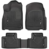 Husky Liners - Weatherbeater | Fits 2016 - 2024 Dodge Durango, 2016 - 2024 Jeep Grand Cherokee, (2022 WK Model) Front & 2nd Row Liner - Black, 3 pc. | 99151