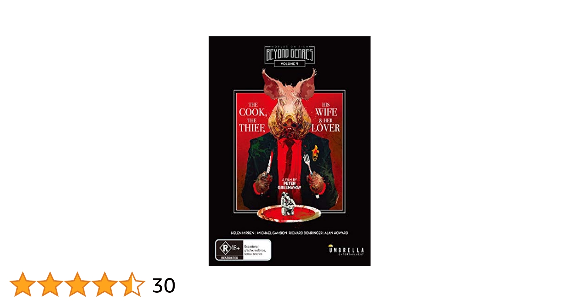 Cook, The Thief, His Wife & Her Lover (Beyond Genres) [Blu