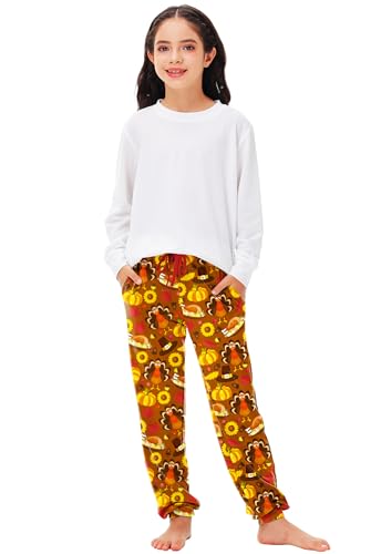 Image of Deerose 4th of July Pants American Flag Drawstring Sweatpants with Pockets 5-14 Years