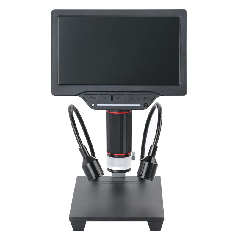 3D 1080P 528X 16MP 7 pollici Display LCD da 10,1 pollici Schermo USB HDMI WIFI Microscopio biologico digitale Fotocamera Lente d'ingrandimento Strumento di riparazione (Color : 10.1 WIFI USB HDMI)