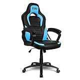 ✪ DISEÑO ERGONÓMICO: Empire Gaming teofrece un diseñoergonómicoúnicoparadisfrutar de unacomodidad incomparable. El asiento es ajustable en alturasegún tu tamaño. El mecanismo basculante con parada es ajustable; la ruedadentada te permitiráajustar la resistencia de inclinacióncomomejor te venga.