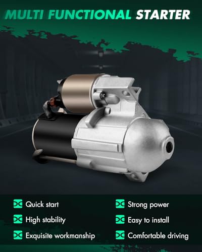 Image of SCITOO Starters SDR0189 8000058 6491N fit for Chevrolet for Cavalier 2002 S10 Pickup 2002-2003 2.2L for Lumina 2001 for Malibu 2001-2003 for Equinox 2005 for Impala for Monte Carlo Venture 2001-2005