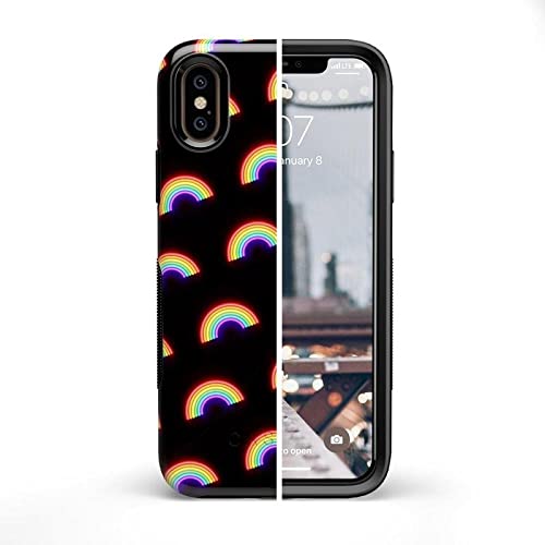 Amazon.com: Casely iPhone X/XS Case | Endless Rainbows | LED Print