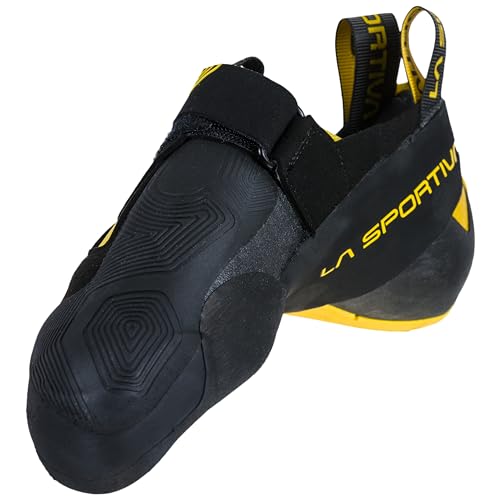 La Sportiva Mens Theory Performance Rock Climbing Shoes, Yellow/Black, 12.53