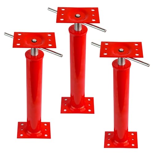 16"-21" Adjustable House Jack | 5-Ton Heavy Duty Floor Basement Jacks | House Floor Jacks Post for Beam Support, Crawl Space Shoring, Foundation Leveling & Structural Repair | Support Pole