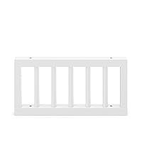 Vista 4 de Little Seeds Riel de aviario para niños pequeños con husillos, color blanco