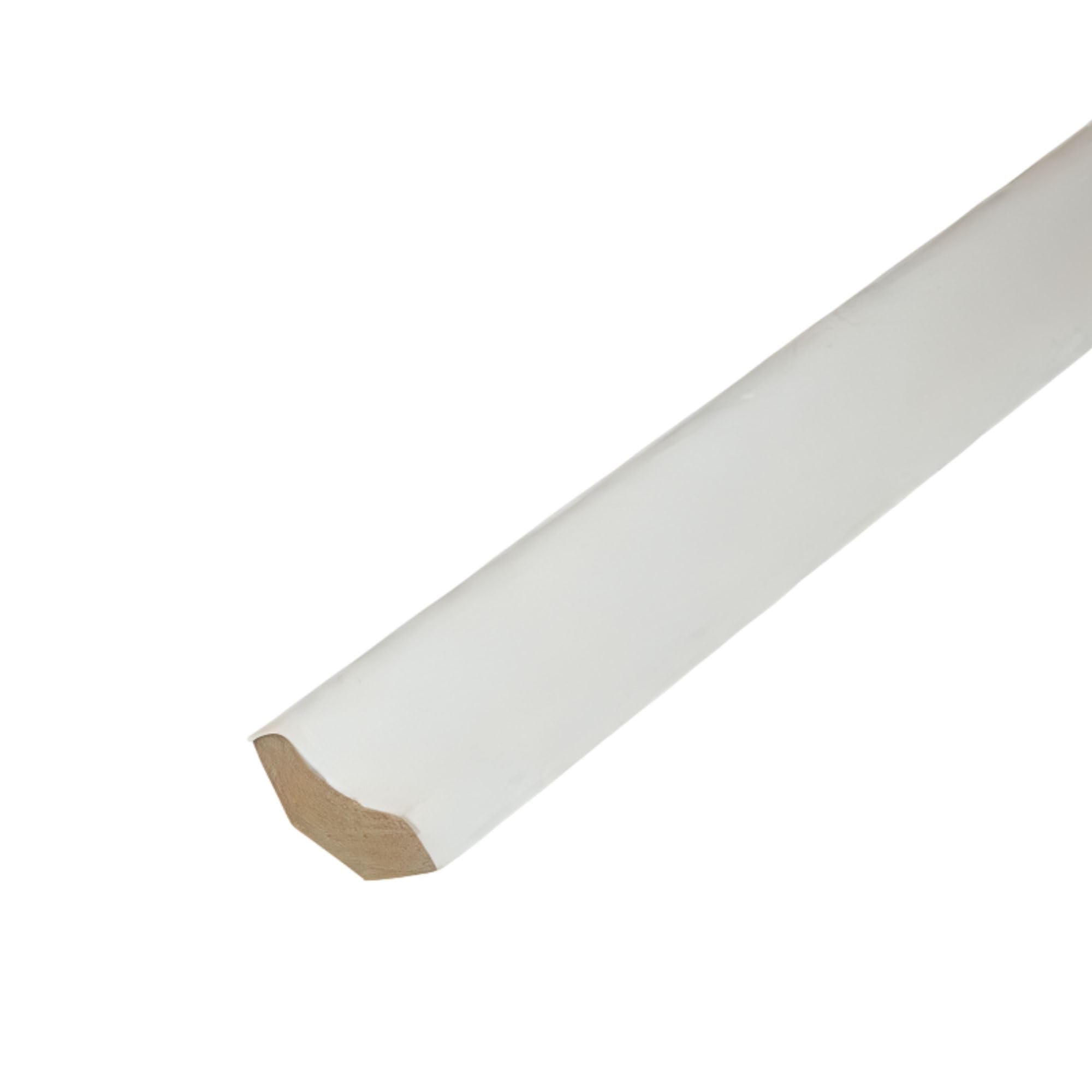 Scotia Laminate Beading – Durable, Long-Lasting, and Versatile Floor Beading – White Edging For All Types Of Flooring – 2.4mtr x 10