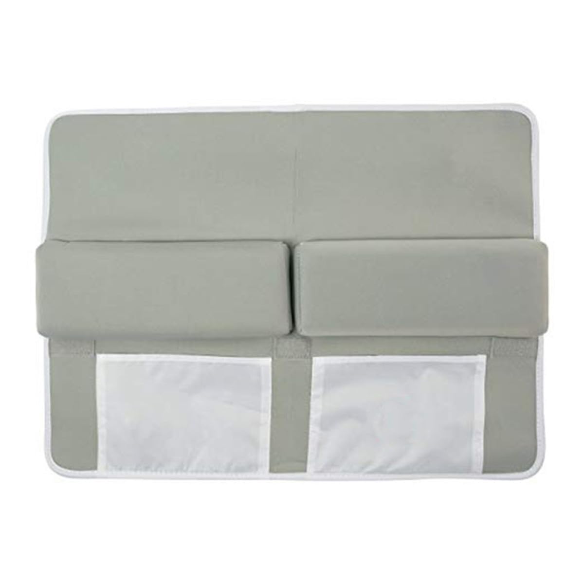 DOITOOL Almohadilla Antideslizante para Baño Infantil con Bolsillos Organizadores Cojín Plegable para Rodillas Ventosas Fuertes para Seguridad y Comodidad Ducha y Bañera Gris