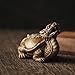 COPPERTIST.WU Dragon Turtle Ornament, Handmade Lucky Feng Shui Loong Turtle Decor for Living Room (Large)