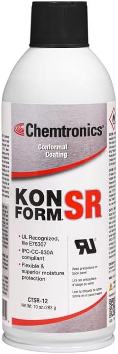 CHEMTRONICS CTSR-12 Silicone Coating, AEROSOL, 10FL.OZ