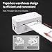 ADBEN 80mm USB Shippting Label Printer with Auto Cutter Desktop Direct Thermal Printing Wired Connection Support 1D 2D Barcode for Shipping Tags Business Restaurant Kitchen Supermarket Home Business R